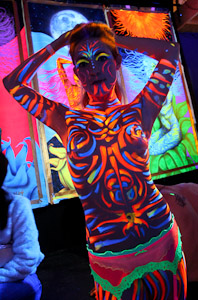 New Years Eve Party - Painted Girl